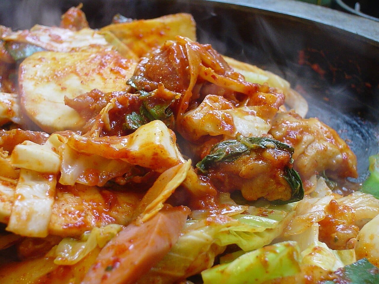 辣炒鸡排